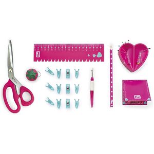 Prym Sewing Starter Kit, Pink, 23 x 17 x 6 cm