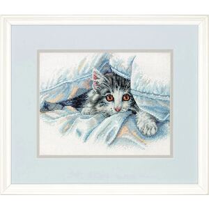 CAT COMFORT Counted Cross Stitch Kit, 70-35341 by Dimensions