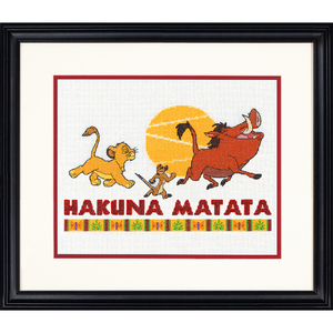 Disney HAKUNA MATATA Counted Cross Stitch Kit, 70-35373 by Dimensions