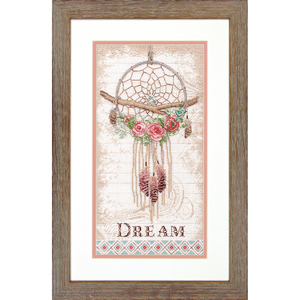 FLORAL DREAMCATCHER Counted Cross Stitch Kit, 70-35375 by Dimensions