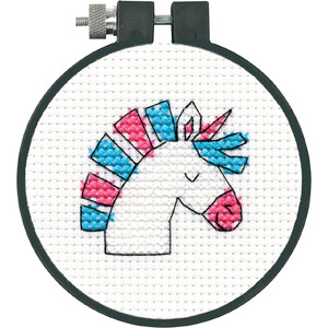 Dimensions UNICORN FUN Counted Cross Stitch Kit, 72-75553 Learn A Craft