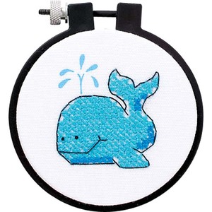 Dimensions THE WHALE Learn a Craft Counted Cross Stitch Kit, 72417