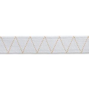 Standard Elastic, 25mm x 1m White Braided by Prym