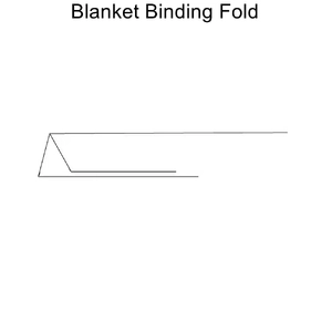 WHITE 36mm (Folded) Woven Edge Satin Blanket Binding By The Metre