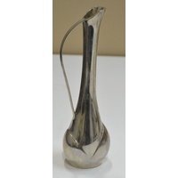 Stainless or Metal Handled Bud Vase or Thin Ornamental Jug (B2) 60mm x 183mm