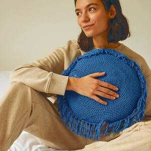 The Contemplative Cushion Crochet Kit, DMC Mindful Making CR102K