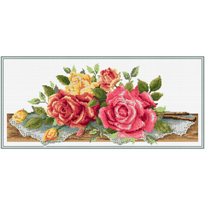 Forever Roses Cross Stitch Charts by Country Threads FJP-2002-09