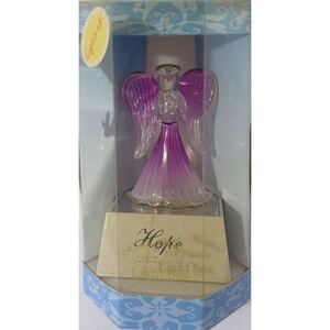 Angel Light-Up Box, Hand Sculpted 22K Gold (Requires 3xAAA Batteries)