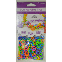 Connectable Loops And Rings For Fun Crafts, Jewellery etc LIMITED STOCKS Select