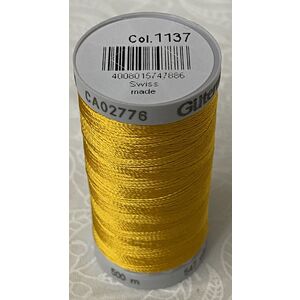 Gutermann Rayon 40 #1137 YELLOW ORANGE, 500m Machine Embroidery Thread