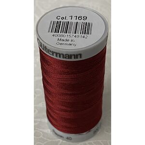 Gutermann Rayon 40 #1169 BAYBERRY RED (PORT), 500m Machine Embroidery Thread