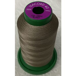 ISACORD 40 #0862 WILD RICE 1000m Machine Embroidery Sewing Thread