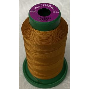 ISACORD 40 #0922 ASHLEY GOLD 1000m Machine Embroidery Sewing Thread