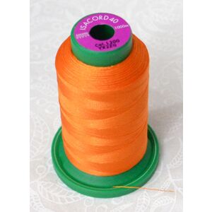 ISACORD 40 #1200 SUNSET ORANGE 1000m Machine Embroidery Sewing Thread