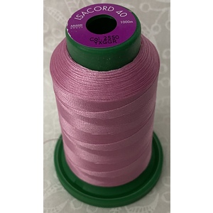 ISACORD 40 #2550 SOFT PINK 1000m Machine Embroidery Sewing Thread