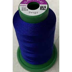 ISACORD 40 #3333 FIRE BLUE 1000m Machine Embroidery Sewing Thread