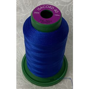 ISACORD 40 #3522 BLUE 1000m Machine Embroidery Sewing Thread