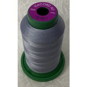 ISACORD 40 #3572 SUMMER GREY 1000m Machine Embroidery Sewing Thread