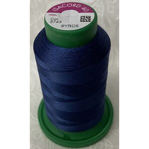 ISACORD 40 #3743 HARBOR 1000m Machine Embroidery Sewing Thread