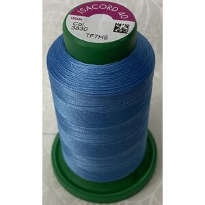 ISACORD 40 #3830 SURFS UP BLUE 1000m Machine Embroidery Sewing Thread