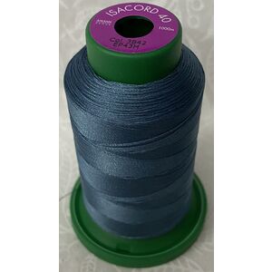 ISACORD 40 #3842 COPENHAGEN BLUE 1000m Machine Embroidery Sewing Thread