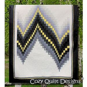 No-Measure Bargello Quilt Pattern by Cozy Quilt Designs (Pattern & Instructions)