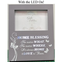 LED Photo Frame Home Blessing