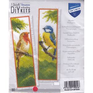 Vervaco ROBIN Bookmark Counted Cross Stitch Kit PN-0011273