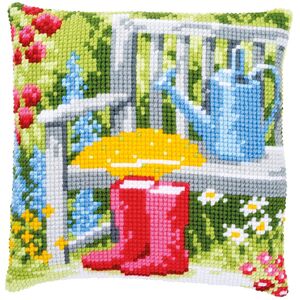 Vervaco MY GARDEN Cushion Front Tapestry Kit PN-0169170