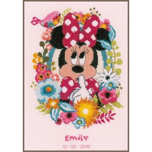 Vervaco DISNEY MINNIE SHUSHING Counted Cross Stitch Kit PN-0167668