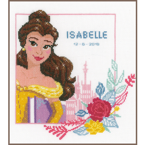 Vervaco DISNEY ENCHANTED BEAUTY Birth Record Counted Cross Stitch Kit PN-0168031