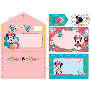 Vervaco DISNEY MINNIE DAYDREAMING Embroidery Card Kit, Set of 5, PN-0168416