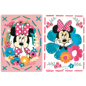 Vervaco DISNEY MINNIE DAYDREAMING Embroidery Card Kit, Set of 2, PN-0168421