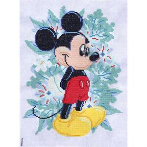 Disney MICKEY FOLIAGE 25x35cm No Count Cross Stitch Kit