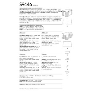 S9446 PET CRATE COVER & ACCESS Simplicity Sewing Pattern 9446