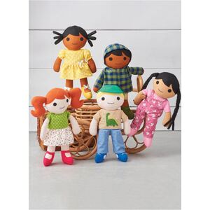 Simplicity Sewing Pattern S9770OS 14 1/2" Cloth Dolls and Clothes