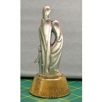 HOLY FAMILY Magnetic Statuette 50mm High 23mm Base, Metal, Quality Made In Italy