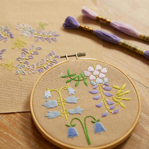 The Soothing Spring Embroidery Duo Kit, DMC Mindful Making TB164