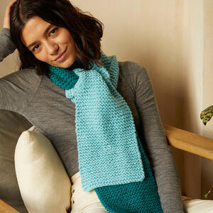 The Serene Scarf Knitting Kit, DMC Mindful Making TR100K