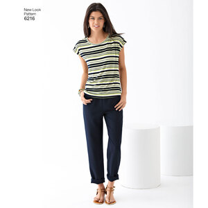 New Look Sewing Pattern 6216 Misses' Knit Tops and Pants