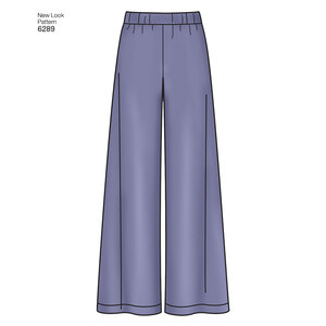 New Look Sewing Pattern 6289 Misses' Pull-on Pants or Shorts and Tie Belt