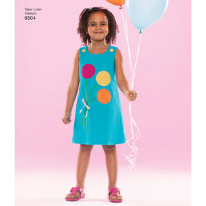 New Look Sewing Pattern 6504 Child Dresses