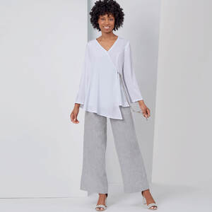 New Look Sewing Pattern N6625 Misses' Tops And Pull On Pants