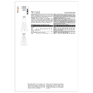 Vogue Sewing Pattern - Misses' Dress 1102EE