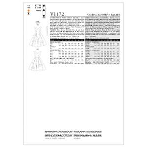 Vogue Sewing Pattern - Misses'/Misses' Petite Dress and Belt 1172EE