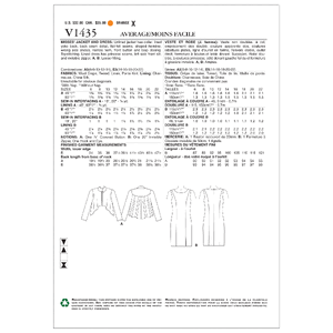 Vogue Sewing Pattern Misses' Jacket and Dress 1435 A5 (Sizes 6-14)