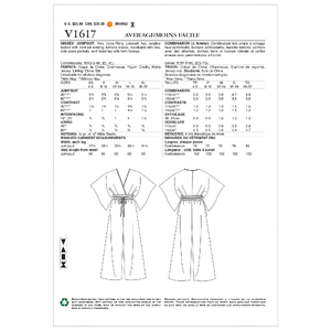 Vogue Sewing Pattern Misses' Jumpsuit 1617y (Sizes XS-S-M)