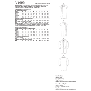 Vogue Sewing Pattern Misses' Dress 1695A