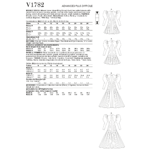 Vogue Sewing Pattern - Misses' Dresses 1782B5