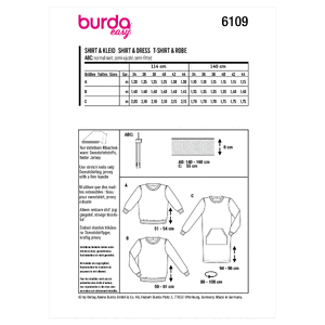 6109 BUR MISSES TOP / VEST Burda Sewing Pattern 6109